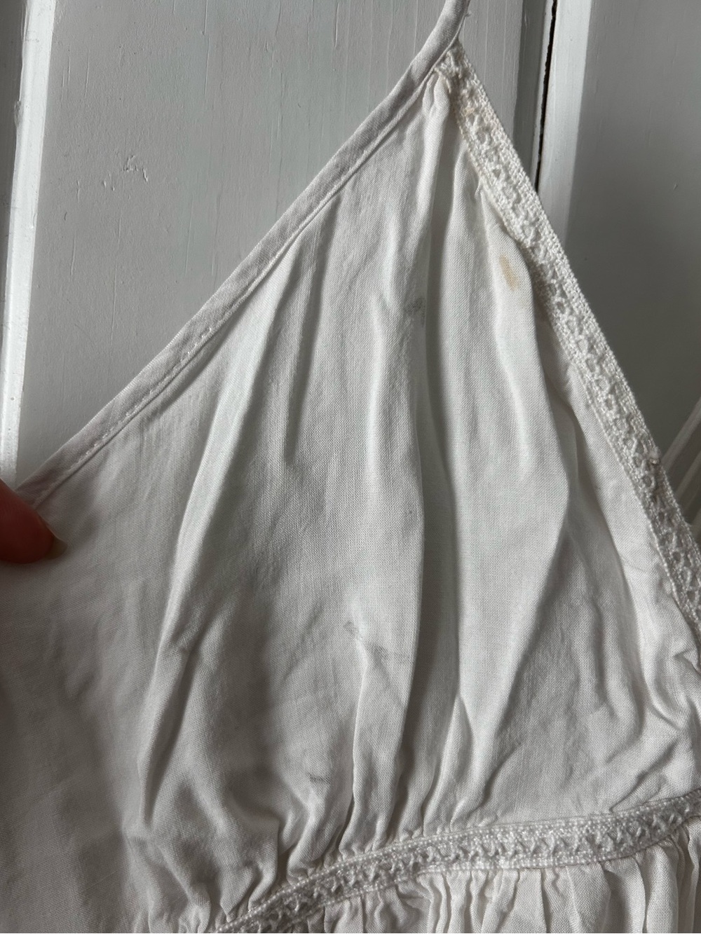 GXF by Gentle Fawn | White Maxi Sundress with Macramé Back - Picture 7 of 7